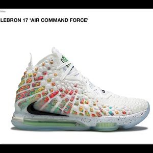 LEBRON XVII (GS) White Multicolor boys size 7y